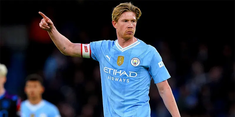 Dẫn đầu top 5 cầu thủ nhiều kiến tạo nhất là Kevin De Bruyne